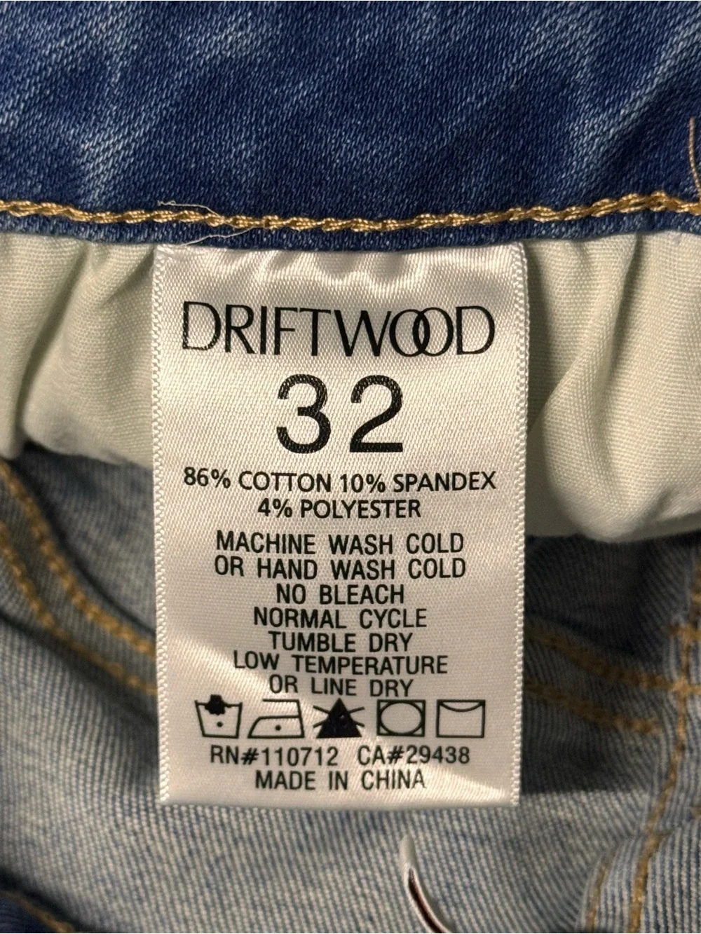 NEW Free People x Driftwood Farrah Embroidered Flare Jeans Mushroom 32